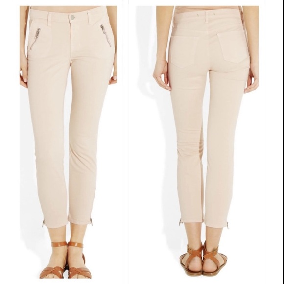 J Brand Denim - J BRAND Ginger Cropped Mid-Rise Skinny Jeans